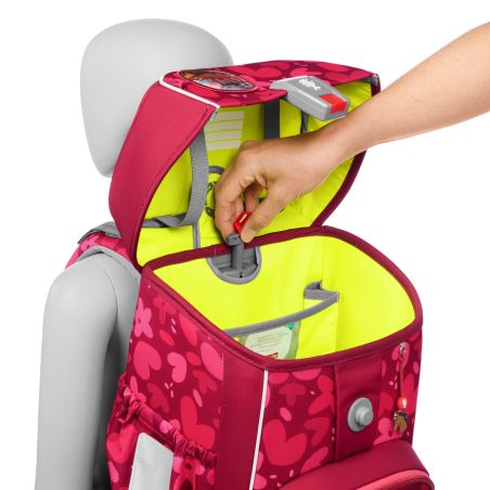 hama GIANT Schulranzen-Set Wild Horse Nora 5-teilig – Ergonomisch & Sicher (4047443539069)