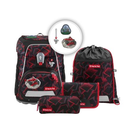Hama® FIT Schulranzen-Set Ninja Yuma | Ergonomisch, 5-teilig & Abenteuerbereit