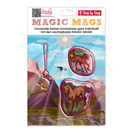 Step by Step® MAGIC MAGS 'Wild Horse Nora' - Magnet-Applikation für Schulranzen