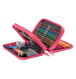 Hama XXL Mäppchen 'Wild Horse Nora' – 3 Fächer | Stifteetui für Schule & Freizeit