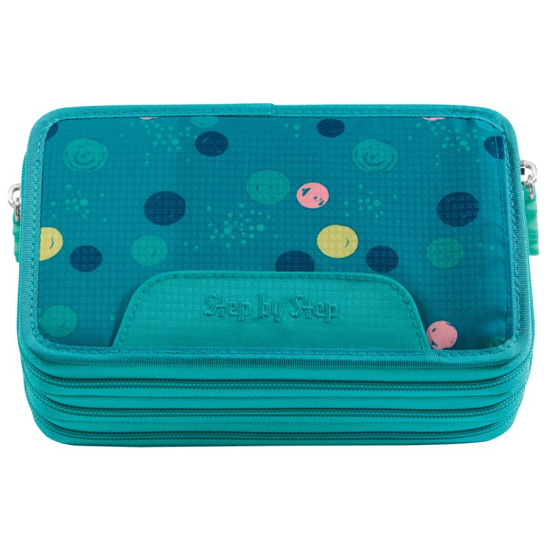 Hama XXL Mäppchen 'Turtle Josie' – 3 Fächer | Geräumiges Stifteetui für Kids