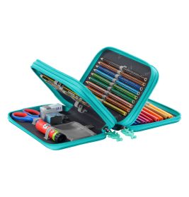 Hama XXL Mäppchen 'Turtle Josie' – 3 Fächer | Geräumiges Stifteetui für Kids