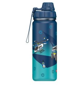 Hama Isolierte Edelstahl-Trinkflasche 'Police' – 0,5L doppelwandig | Hama®