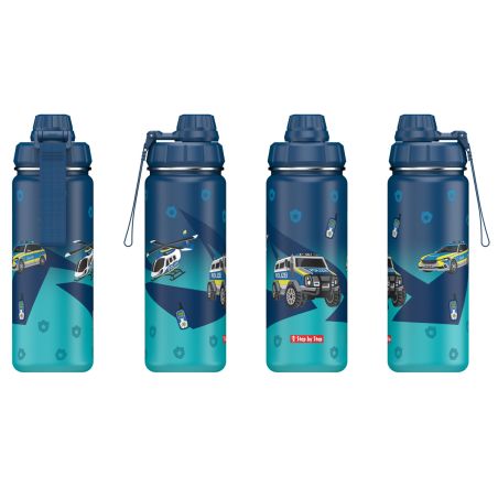 Hama Isolierte Edelstahl-Trinkflasche 'Police' – 0,5L doppelwandig | Hama®
