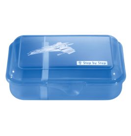 Step by Step® Lunchbox Spaceship Galactus Blau – BPA-frei, Spülmaschinengeeignet & kindgerecht