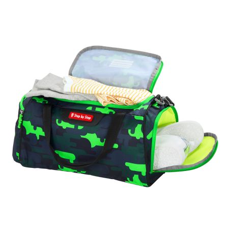 Step by Step® Sporttasche Black Cat Chiko | Cooles Design & Viel Stauraum