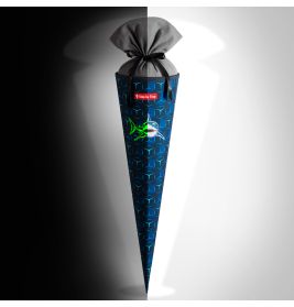 Step by Step® Schultüte Shark Dexter | Cooler Hai für Abenteurer | Einschulung Junge