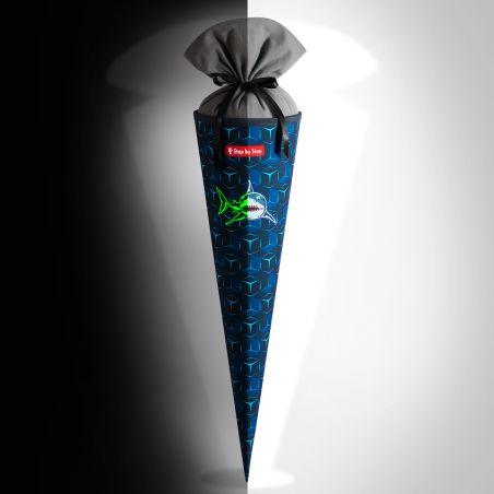 Step by Step® Schultüte Shark Dexter | Cooler Hai für Abenteurer | Einschulung Junge