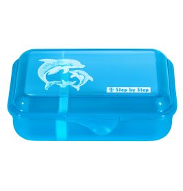 hama Lunchbox 'Dolphin Finja' Schwarz - BPA-frei, unterteilt & auslaufsicher | Für Schule & Ausflüge