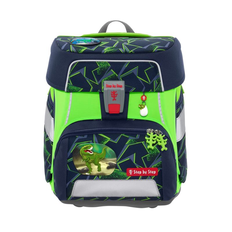 Step by Step Neon Pull-Over GIANT Grün – Sicherheits-Überzug für Schulranzen – Recycelt