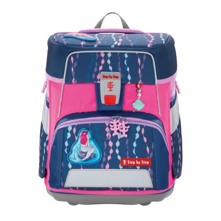 Step by Step Neon Pull-Over GIANT Pink – Sicherheits-Überzug für Schulranzen – Recycelt