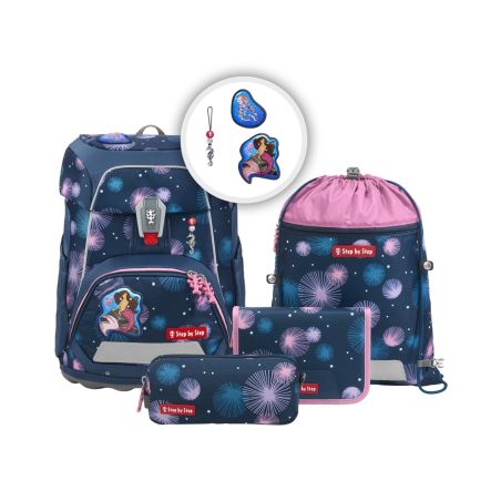 Hama® FIT Schulranzen-Set Mermaid Delia 5-tlg. | Komfortabel & magisch für Meerjungfrauen-Fans