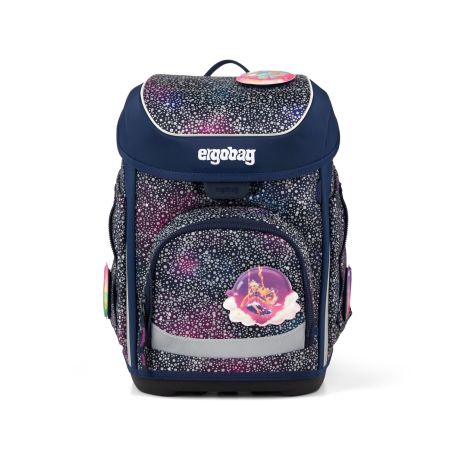 ergobag Schulranzen-Set cubo Bärlaxy – Mitwachsend & Nachhaltig für den Schulstart