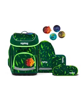 ergobag cubo Schulranzen-Set Bärtastisch - Ergonomisch, sicher & nachhaltig | 5-teilig