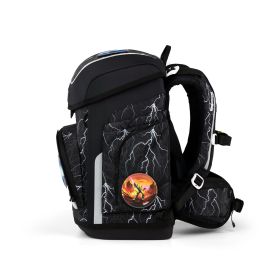 ergobag cubo Schulranzen-Set Super ReflektBär - Maximale Sichtbarkeit, Ergonomie & 5tlg.