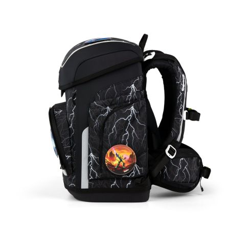 ergobag cubo Schulranzen-Set Super ReflektBär - Maximale Sichtbarkeit, Ergonomie & 5tlg.