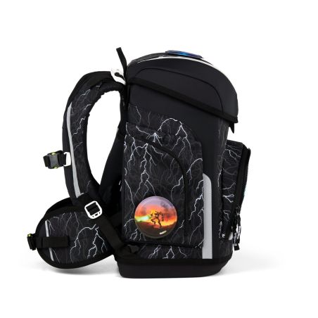 ergobag cubo Schulranzen-Set Super ReflektBär - Maximale Sichtbarkeit, Ergonomie & 5tlg.