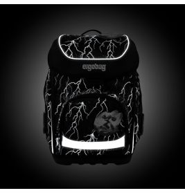 ergobag cubo Schulranzen-Set Super ReflektBär - Maximale Sichtbarkeit, Ergonomie & 5tlg.