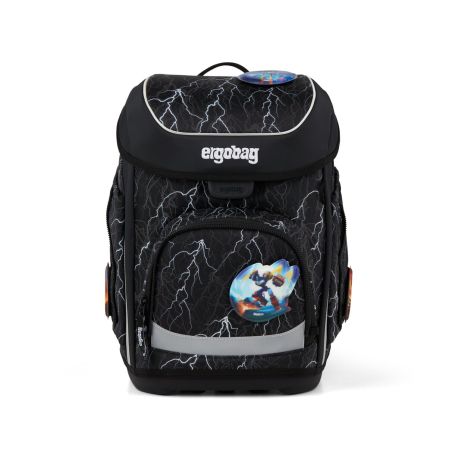 ergobag cubo Schulranzen-Set Super ReflektBär - Maximale Sichtbarkeit, Ergonomie & 5tlg.