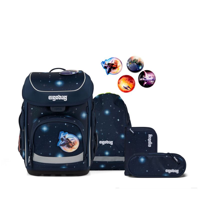 ergobag cubo Schulranzen-Set KoBärnikus - Ergonomisch, sicher & nachhaltig | 5-teilig