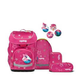 ergobag cubo Schulranzen-Set SternzauBär - Ergonomisch, sicher & nachhaltig | 5-teilig