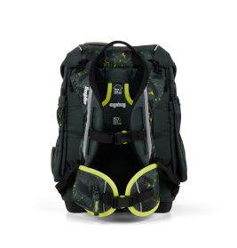 ergobag cubo Schulranzen-Set MähdreschBär - Ergonomisch, intuitiv & nachhaltig | 5-teilig