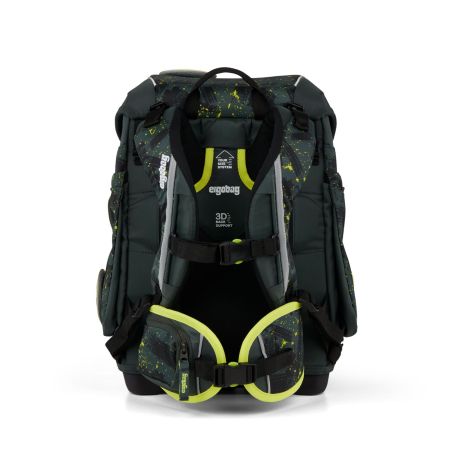 ergobag cubo Schulranzen-Set MähdreschBär - Ergonomisch, intuitiv & nachhaltig | 5-teilig