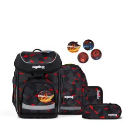 ergobag cubo Schulranzen-Set TaekBärdo - Ergonomisch, durchdacht & nachhaltig | 5-teilig