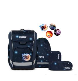 Fond of Schulranzen-Set cubo light 'KoBärnikus' 5-t. blau | Ultraleicht & ergonomisch