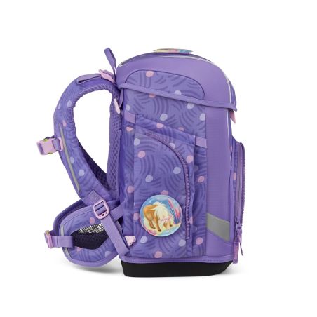 Fond of Schulranzen-Set cubo light 'PonyBäradies' 5-t. lila | Ultraleicht & anpassbar