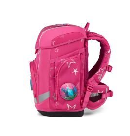 Fond of Schulranzen-Set cubo light 'SternzauBär' 5-t. pink | Leicht & ergonomisch