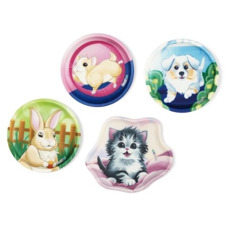 ergobag cubo Schulranzen-Set Flower PowBär beige - Mitwachsend, ergonomisch & nachhaltig | 5-teilig