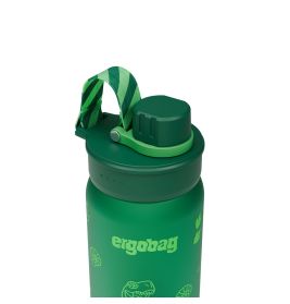 ergobag® Dinosaurier Trinkflasche 550 ml - Auslaufsicher, BPA-frei & spülmaschinengeeignet