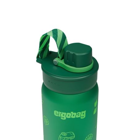 ergobag® Dinosaurier Trinkflasche 550 ml - Auslaufsicher, BPA-frei & spülmaschinengeeignet