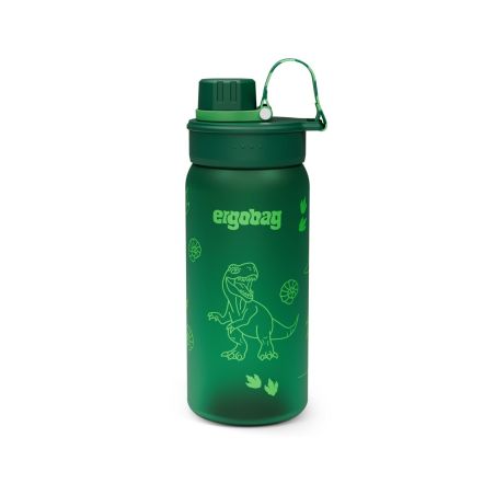 ergobag® Dinosaurier Trinkflasche 550 ml - Auslaufsicher, BPA-frei & spülmaschinengeeignet