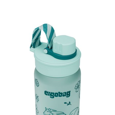 ergobag® Pferde Trinkflasche 550 ml - Auslaufsicher, BPA-frei & spülmaschinengeeignet