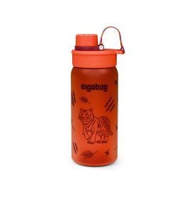 ergobag® Tiger Trinkflasche 550 ml - Auslaufsicher, BPA-frei & spülmaschinengeeignet