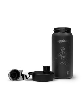 ergobag® Superheld Trinkflasche 550 ml - Auslaufsicher, BPA-frei & spülmaschinengeeignet