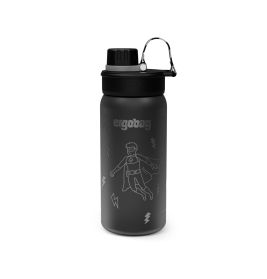 ergobag® Superheld Trinkflasche 550 ml - Auslaufsicher, BPA-frei & spülmaschinengeeignet