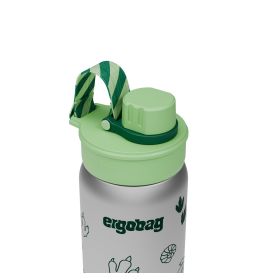 ergobag® Dschungel Edelstahl Trinkflasche 500ml - Auslaufsicher, BPA-frei