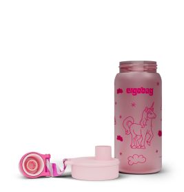 ergobag® Einhorn Trinkflasche 550 ml - Auslaufsicher, BPA-frei & spülmaschinengeeignet