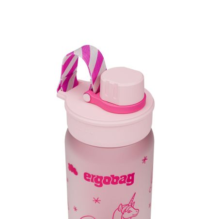 ergobag® Einhorn Trinkflasche 550 ml - Auslaufsicher, BPA-frei & spülmaschinengeeignet