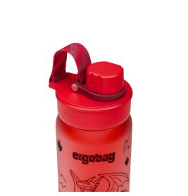 ergobag® Drache Trinkflasche 550 ml - Auslaufsicher, BPA-frei & spülmaschinengeeignet