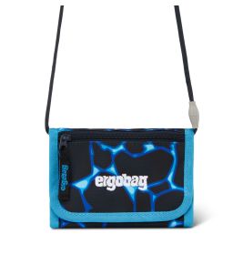 ergobag® Brustbeutel Bärassic Garden – Schlüssel & Geld sicher verstaut, wasserabweisend, Blau