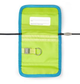 ergobag® Brustbeutel Bärassic Garden – Schlüssel & Geld sicher verstaut, wasserabweisend, Blau