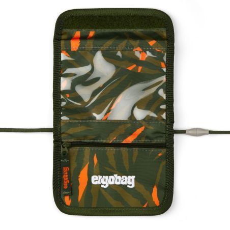 ergobag® Brustbeutel ExBärdition – Ideal für Schlüssel, Geld & Busfahrkarte, wasserabweisend