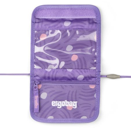 ergobag® Brustbeutel PonyBäradies – Für Schlüssel, Geld & Busfahrkarte, wasserabweisend, Lila