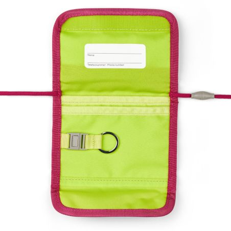 ergobag® Brustbeutel MondzauBär – Für Schlüssel, Geld & Busfahrkarte, wasserabweisend, Pink