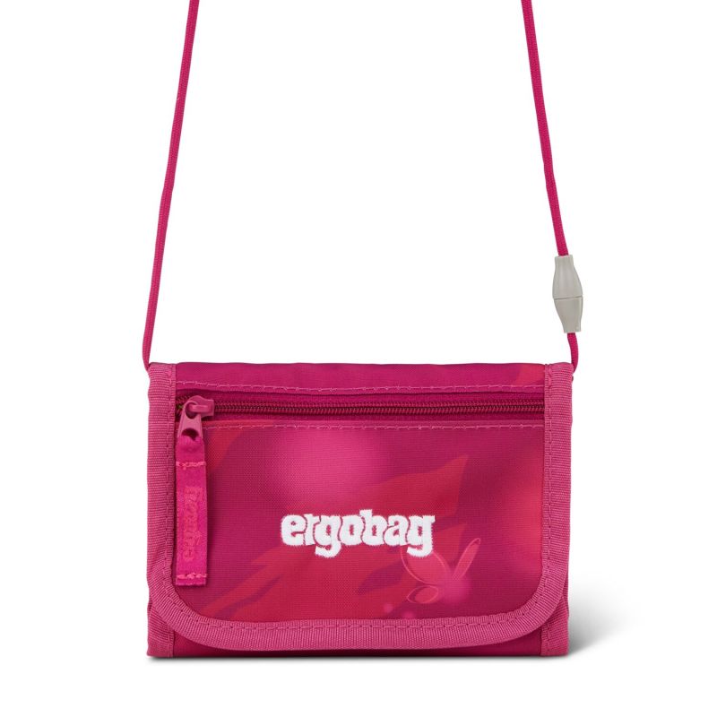 ergobag® Brustbeutel MondzauBär – Für Schlüssel, Geld & Busfahrkarte, wasserabweisend, Pink