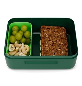 Fond of Brotdose Dinosaurier – Kunststoff mit Trennfach (Rot)